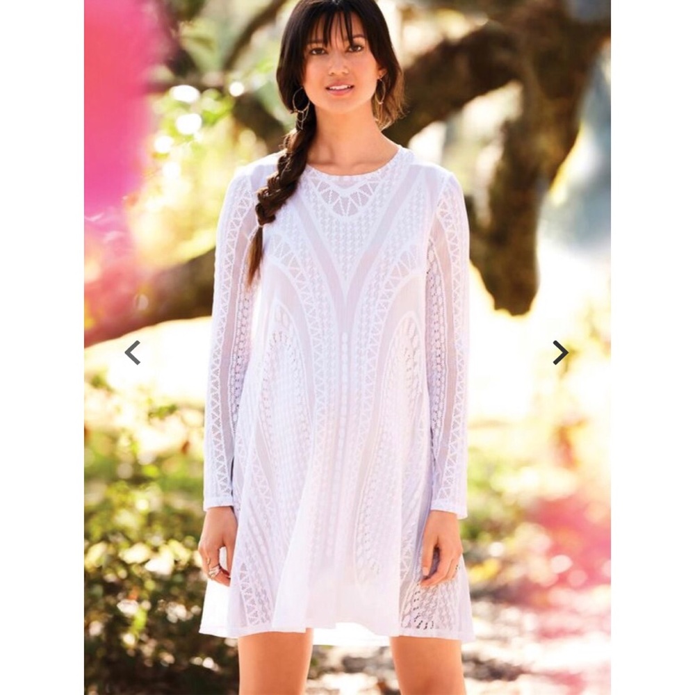 BCBGMAXAZRIA Lace Maternity Dress